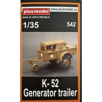 Plastikový model Plusmodel 1/35 K-52 Generator trailer