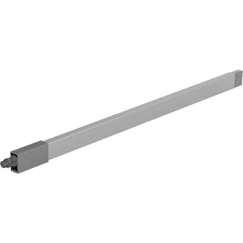 Nábytkové kování Hettich ArciTech podélný reling, 500 mm, stříbrný, pravý