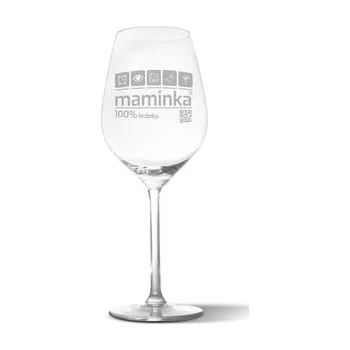 Sklenice Sklenička na víno Maminka: 49 cl