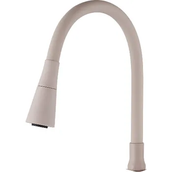 Vodovodní baterie Invena, náhradní rameno s výlevkou do baterie HULA/POGO PLUS, béžová, INV-SC-B1-145-L