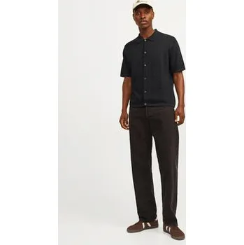 Pánská košile Jack & Jones Košile Jornoto 12255011 Černá Regular Fit XL