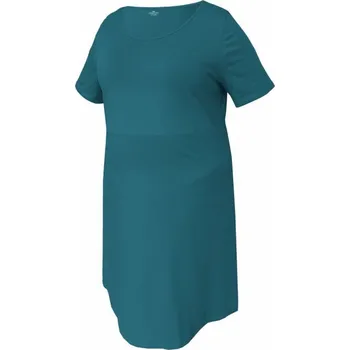 Dámské šaty Dámské šaty, krátký rukáv NATELA 881 petrolejová 3XL