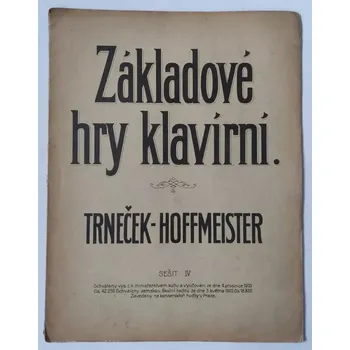 Trneček - Hoffmeister - Základové hry klavírní 4