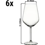 G.Gastro (6 Kusů) Sklenice na víno - ALLEGRA - 490 ml - transparentní