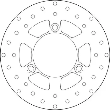 Brzdový kotouč Brzdový kotouč BREMBO 68B40729 fix SUZUKI UX 150 Sixteen 2008-2011