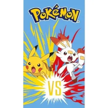 Jerry Fabrics Pokémon Fight AYM119597 plážová osuška modrá 70x140