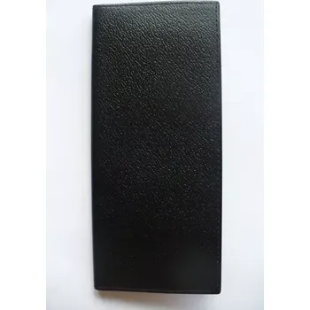 Plánovací záznamník 718 měsíční Kůže černá