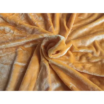 Prostěradlo Stanex Mikroflanelové napínací prostěradlo žluté ROZMĚR: (š/d/v) 90 x 200 x 20 cm