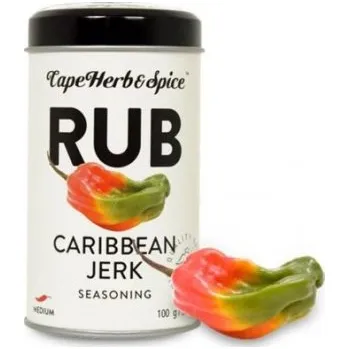 Koření CAPE HERB & SPICE směs koření RUB Caribbean Jerk 100 g