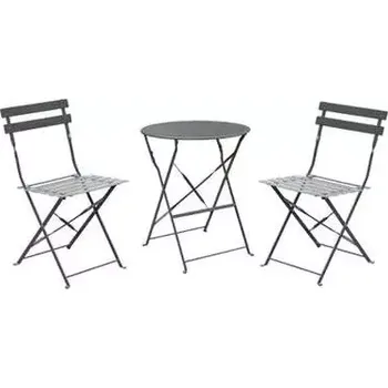 Zahradní sestava Skládací kovový set Camargue pro 2 osoby