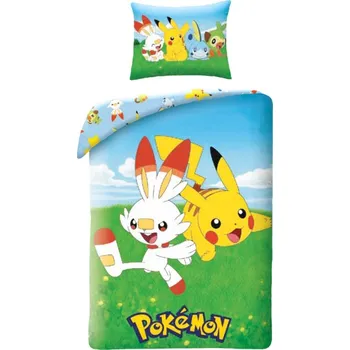 Povlečení HALANTEX Povlečení Pokémon jaro Bavlna, 140/200, 70/90 cm