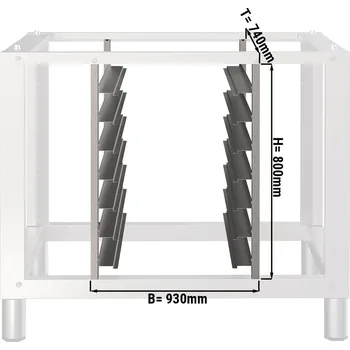 Pec na pizzu G.Gastro Držák na plechy pro podstavec - vhodné pro BUV80010