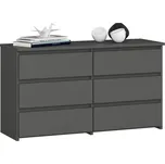 Komoda CL6 100 cm grafitově šedá