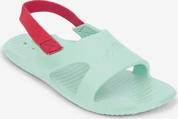 Pánské pantofle NABAIJI Dětské sandálky k bazénu Slap 100 Basic 27/28 RŮŽOVÁ|ZELENÁ