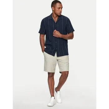 Pánská košile Selected Homme Košile Slhreg-Mix 16093647 Tmavomodrá Regular Fit S