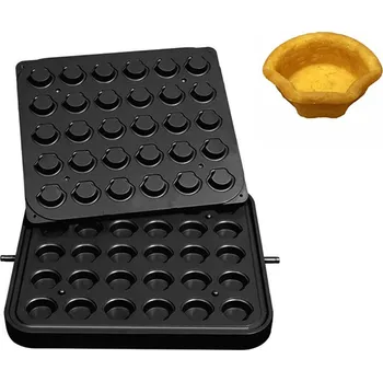 Vaflovač G.Gastro Commercial Tartlet Machine Plates for TMPIC – Shell - 30-hole - 50×45 mm