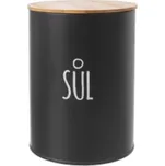 Dóza Sůl BLACK O0151 - dia 11 x 15,5 cm