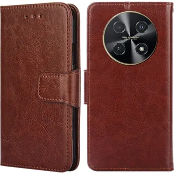 Pouzdro na mobilní telefon Case knížkové pouzdro na Huawei Nova 12i - hnědé