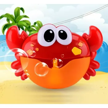 Bublifuk Automatický bublinkovač do vany - červený krab