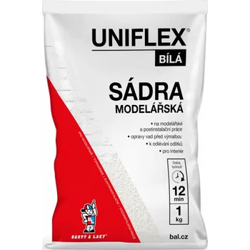 Uniflex Sádra modelářská bílá