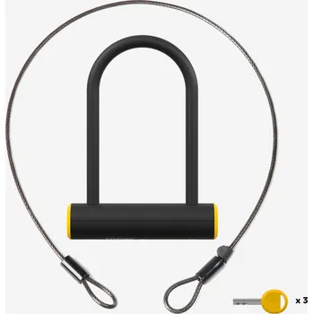 Zámek na kolo DECATHLON Zámek na kolo U 900 M ART2 + lanko