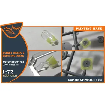 Plastikový model Clear Prop models 1/72 Fairey Delta 2 - painting mask (DORA W.)