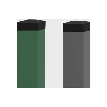 Plotový sloupek Plotový sloupek čtyřhraný 60x40x1,5 mm - délka 1,5 m , barva RAL 6005 - zelená