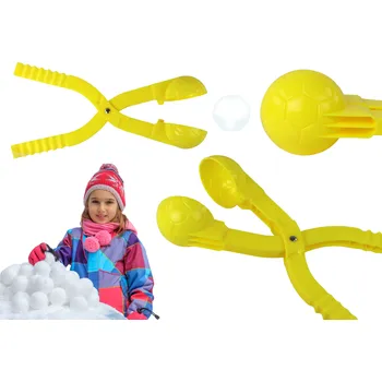 Hračka na písek Mamido Tvořítko na sněhové koule vzor míče žluté