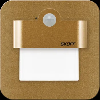 Nástěnné svítidlo LED svítidlo orientační SKOFF Salsa 120 Senzor Light 10 V DC 1,0 W IP20 LED 3000K 120o mosaz