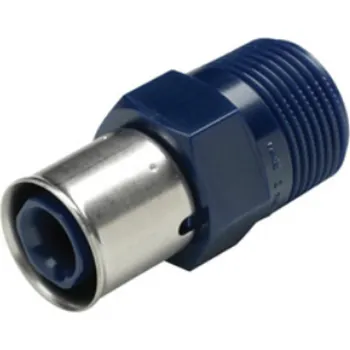 Vodovodní potrubí Spojka lisovací Wavin K-press K1 PPSU d50 x 6/4˝ vnější