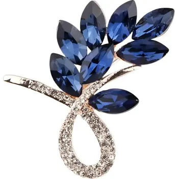 Brož Gaira® Brož Květ 340022, Barva modrá