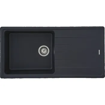 Nerezový dřez Respekta Vestavný dřez Columbia, 1000 × 500 × 185 mm, černý