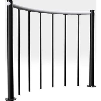 Zábradlí horní kulaté Minka Spiral Wood Dodatečné zábradlí kulaté-galerie - délka 1 běžný metr