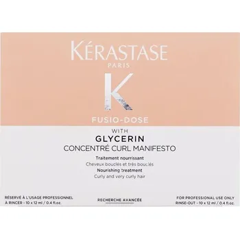 Vlasová regenerace Kérastase Fusio Dose Glycerin Concentré Curl Manifesto koncentrát pro vlnité a kudrnaté vlasy 10x 12 ml