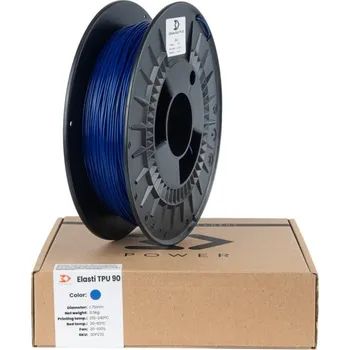 Filament Filament 3DPower TPU 90 Modrá [1,75mm, 0.5kg]