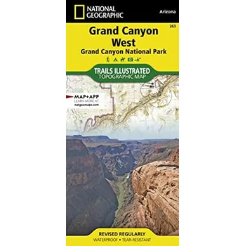 National Geographic Maps mapa Grand Canyon west 1:90 t. voděodolná