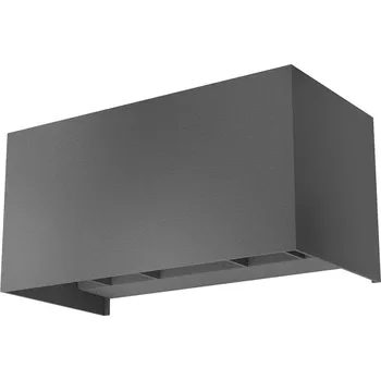 Venkovní osvětlení Redo 90303 Vary, antracitové venkovní svítidlo s nastavitelným úhlem svícení LED 4x5W 4000K, 20x10cm