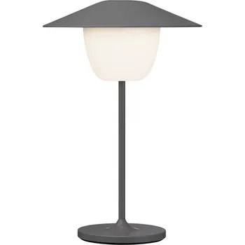 Lampička Přenosná stolní lampa ANI MINI 21 cm, LED, teplá šedá, hliník, Blomus
