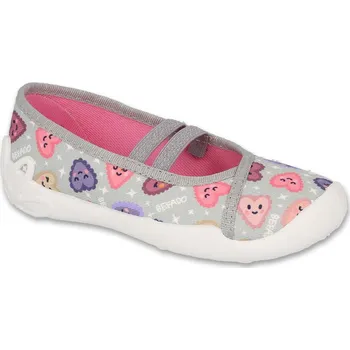 Dívčí bačkory Dívčí balerínky BEFADO BLANCA 116X319 Velikost: 26