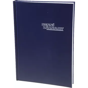 Denní záznamy A4 Balacron modrý