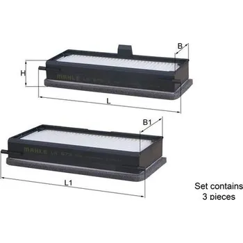 Kabinový filtr Filtr, vzduch v interiéru MAHLE LA 679/S