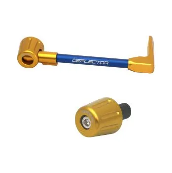 Lever guard ACCOSSATO with blue hose and joint right, aluminium DE004-026-TD-16