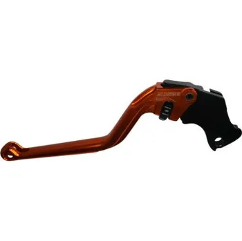 Spojková páčka ACCOSSATO fixed CNC-worked aluminium, orange ESK390O