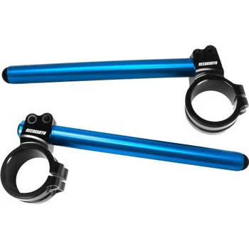 Lifted +10 mm clip-on, ACCOSSATO 10 degrees inclination for 50 mm fork CP008N-10-B-250