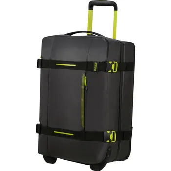 American Tourister Urban Track Taška na kolečkách 55cm Černá BLACK/LIME