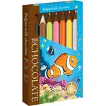 The Chocolate Čoko pastelky mléčné - motiv ryby 100 g