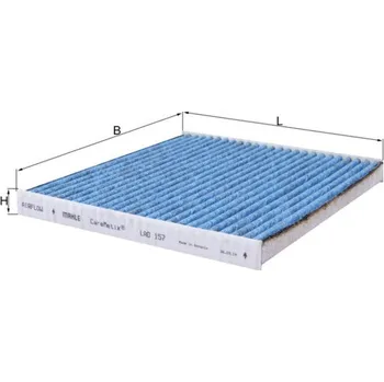 Kabinový filtr Filtr, vzduch v interiéru MAHLE LAO 157