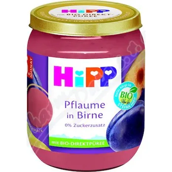 Kojenecká výživa HiPP Hrušky se švestkami BIO 4/6m 160g