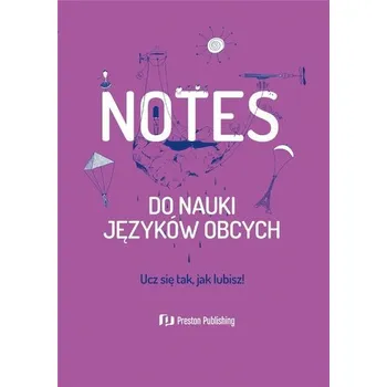 Anglický jazyk Notes do nauki języków obcych fioletowy - praca zbiorowa