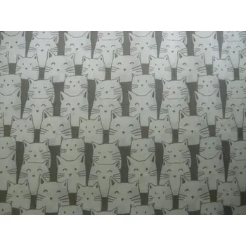 STOF Bavlněná látka Kočičí hlavy velké